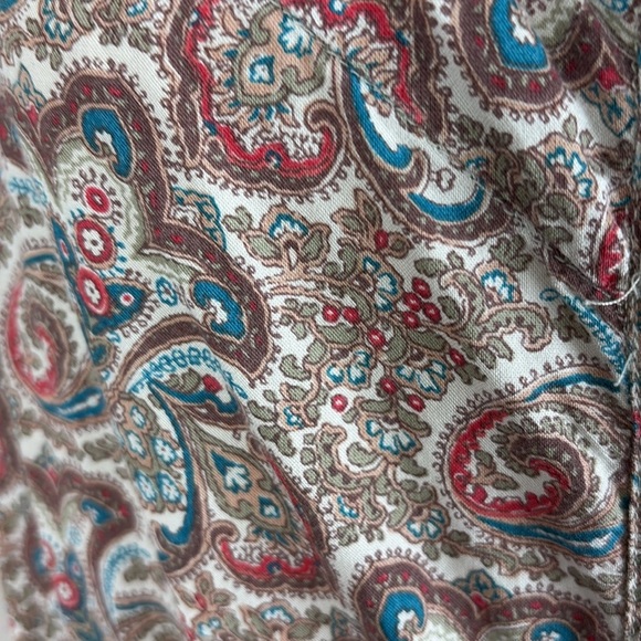 Denim & Supply Ralph Lauren Paisley Jumpsuit Drawstring Waist Romper Size L - Picture 3 of 13